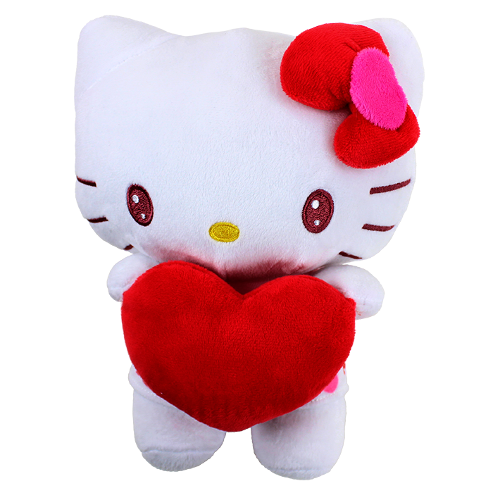 Spread joy and affection to a friend or loved one this Valentine's Day with the delightful "Fiesta" Hello Kitty Valentine's Day Plushie. This charming plush toy features Hello Kitty in a festive outfit, radiating happiness and warmth. Perfect for gifting, this cuddly companion is designed to bring a smile to anyone's face, making it an ideal way to express your feelings on this special day. Whether as a gesture of friendship or love, the "Fiesta" plushie will surely be a cherished keepsake that brightens the recipient's heart.