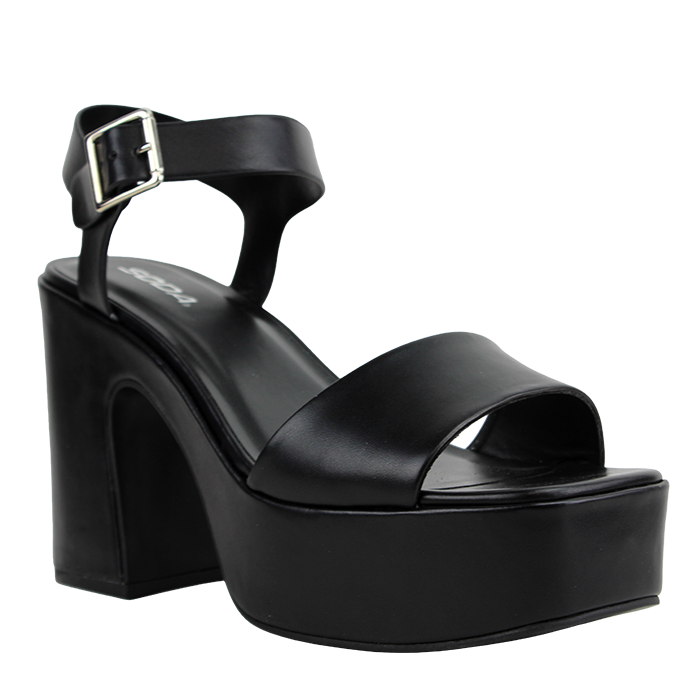 Divas rejoice that we have the "Soda" 4" Platform Chunky Heel Sandals to fulfill your needs to be the most cute and doll-like.
