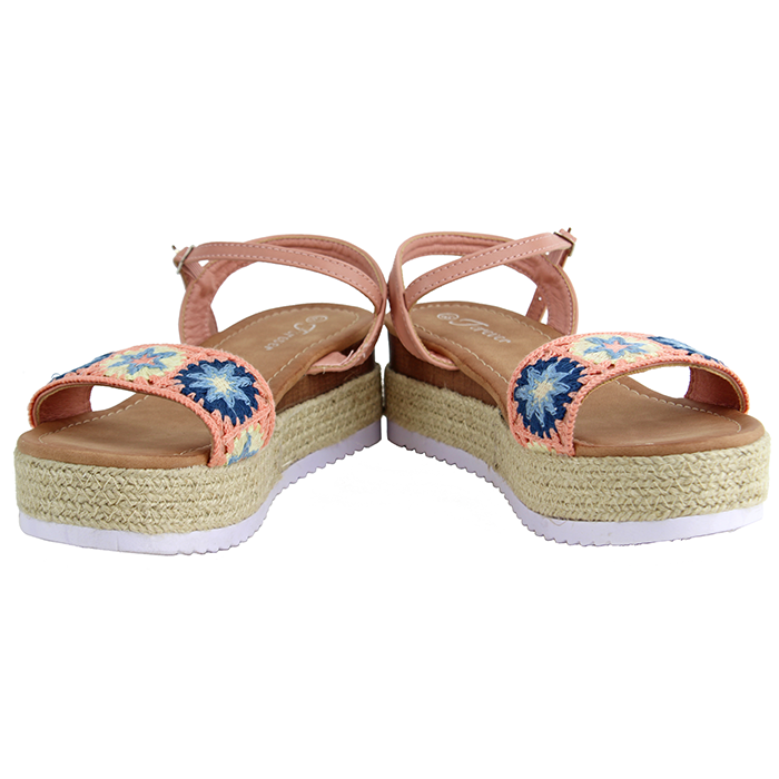 It's open-toe season, and what better way to welcome it than to grab a trendy pair of the "Forever" 2" Crochet Platform Espadrille Sandals? Pair it with one of our crochet sets or a simple top and shorts outfit.