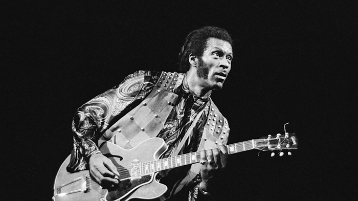 Chuck Berry is pictured here.