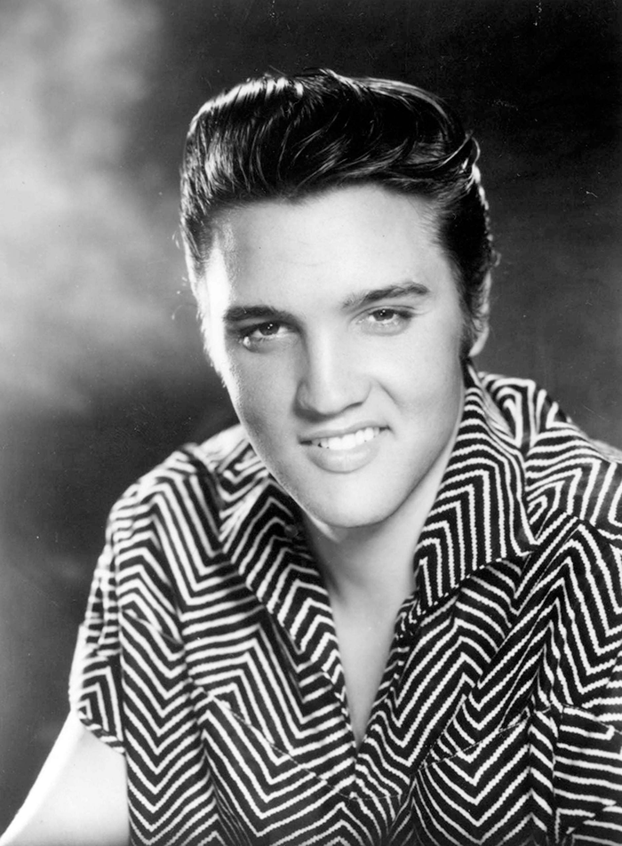 Elvis Presley is pictured here.