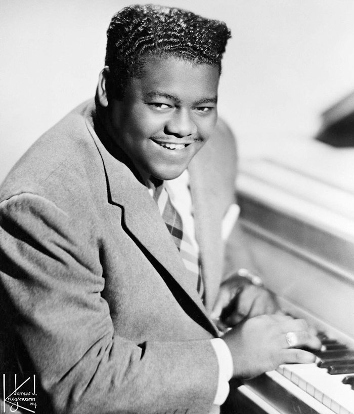 Fats Domino is pictured here.