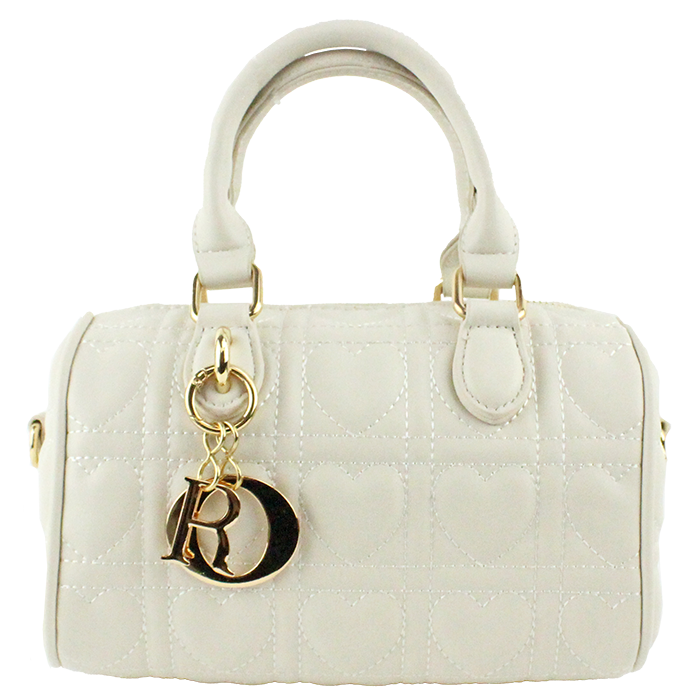 Elevate your style with the “Tops” Embossed Barrel Satchel Handbag with Charm, the ultimate accessory for trendsetters. This chic handbag features a stunning embossed design that enhances your outfit and offers practical functionality. A spacious interior provides ample room for your essentials, making it perfect for daily use or special occasions. The added charm adds a unique touch, making it a standout piece in your collection. Whether you're headed to a casual brunch or an elegant evening out, this stylish satchel handbag will complement any look. Shop now to redefine your fashion game with the must-have “Tops” Embossed Barrel Satchel Handbag!