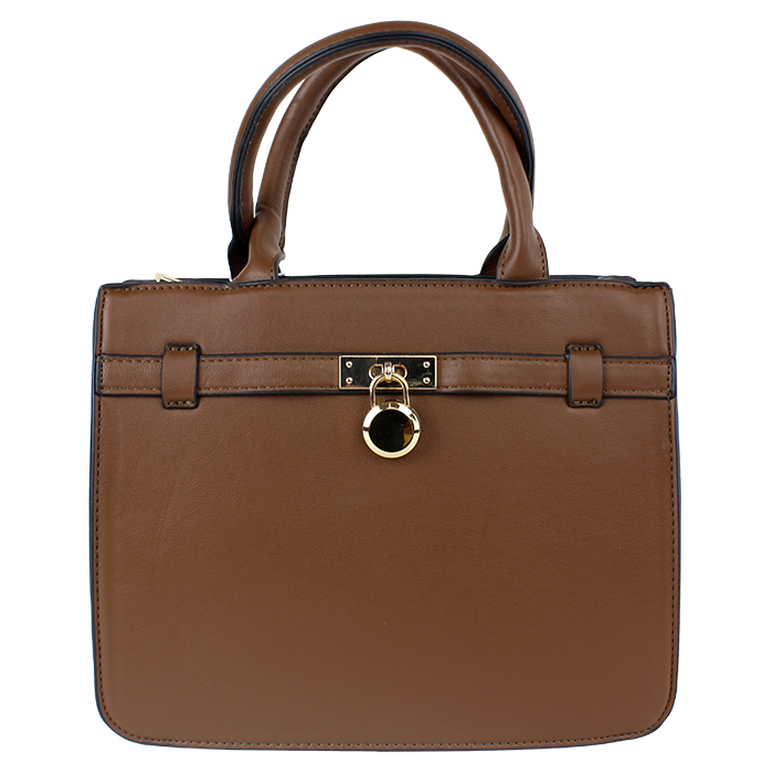 If you're looking for a stylish and functional handbag that is not overly complicated, the "FDC" Round Lock Handbag is the perfect choice. This handbag features a unique and eye-catching round lock design that adds a touch of elegance to the bag's overall appearance. The sleek and minimalist style of the bag ensures that it will complement any outfit while providing ample space to store your essentials. The quality construction of the "FDC" Round Lock Handbag ensures that it is durable and long-lasting so you can enjoy this stylish accessory for years.