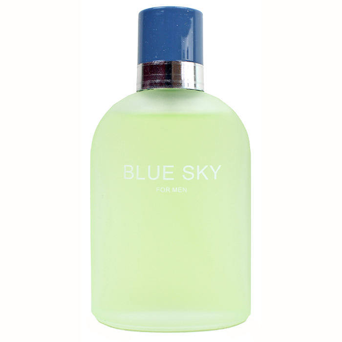 Experience the captivating sensation of wearing "Feil" Blue Sky Cologne and embody the essence of enchantment.