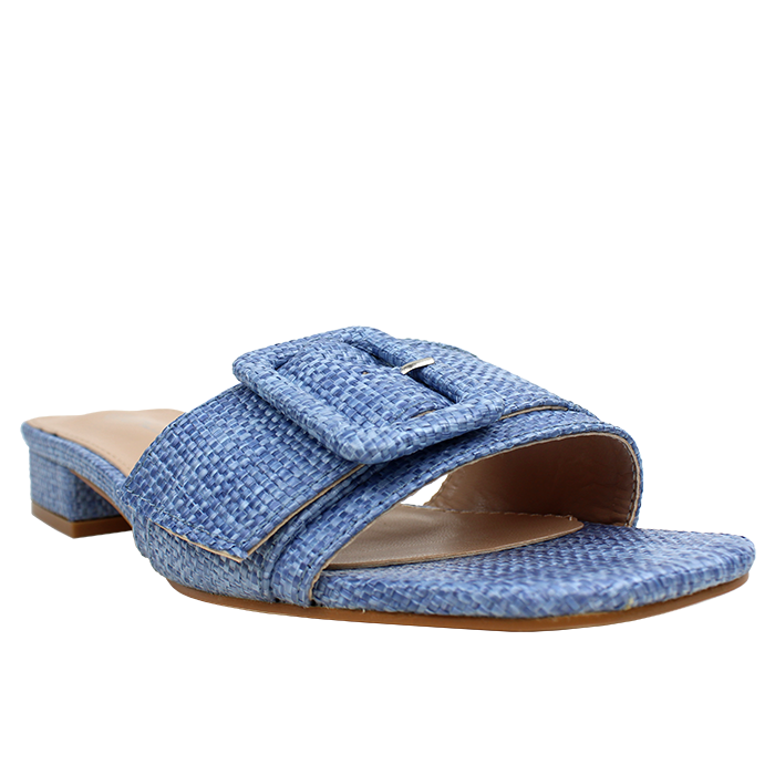 The "Unilady" 1" Textured Buckle Heeled Mule Sandals are a fashionable choice to elevate your vacation or casual outfits. The 1" heel adds a touch of elegance without sacrificing comfort, making them perfect for walking around and exploring during leisure activities.