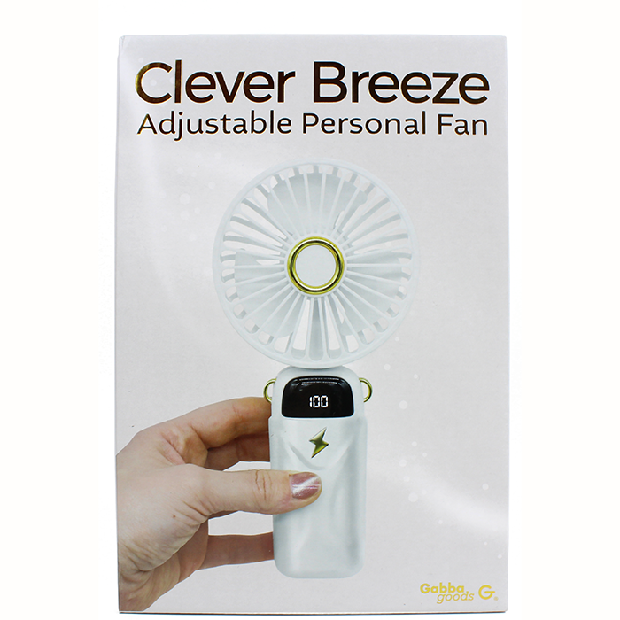 Keep cool while you're out and about this summer with the portable "M+S" Adjustable Personal Phone Fan.