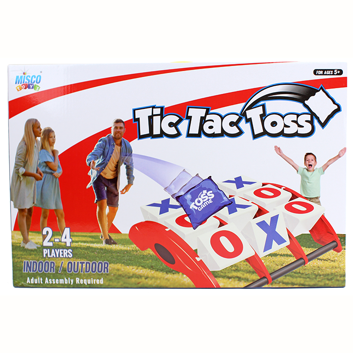 Enjoy friendly competition with your family or friends by playing games with the "Misco" Tic-Tac-Toe Toss. This game provides a fun way to bond and create lasting memories during gatherings, whether a laid-back barbecue or a cozy evening at home.