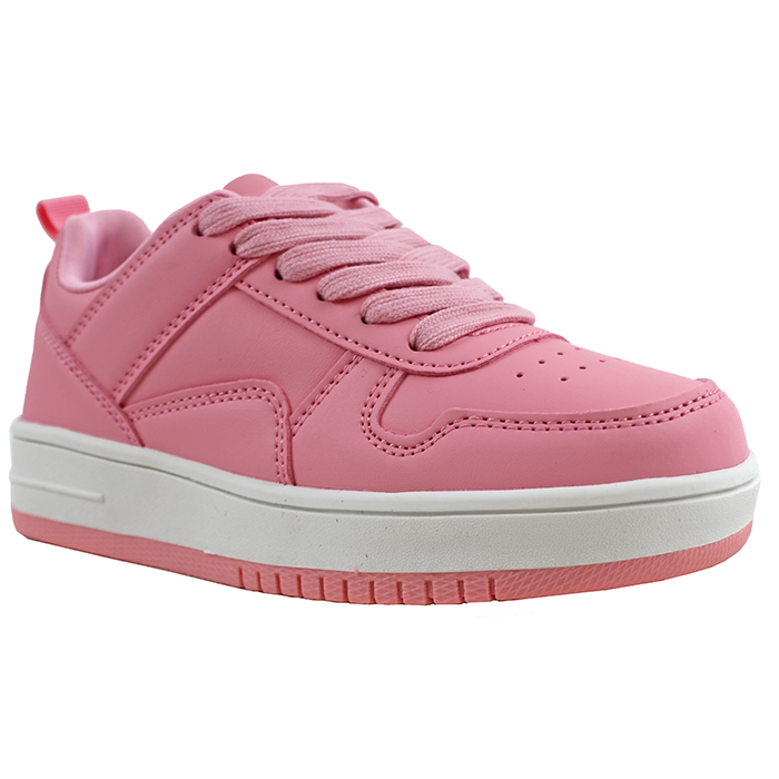 For tomboys, active athletes, and fashion-thinking girls alike, our simple "Forever" Solid Color Pleather Athletic Shoes are great for various personalities and purposes.