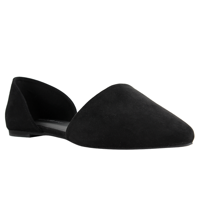 Whether you need more comfortable shoes for an office setting or a teacher, the "Wild" Suede Pointed Toe Ballet Flats are a perfect addition to daily work attire.