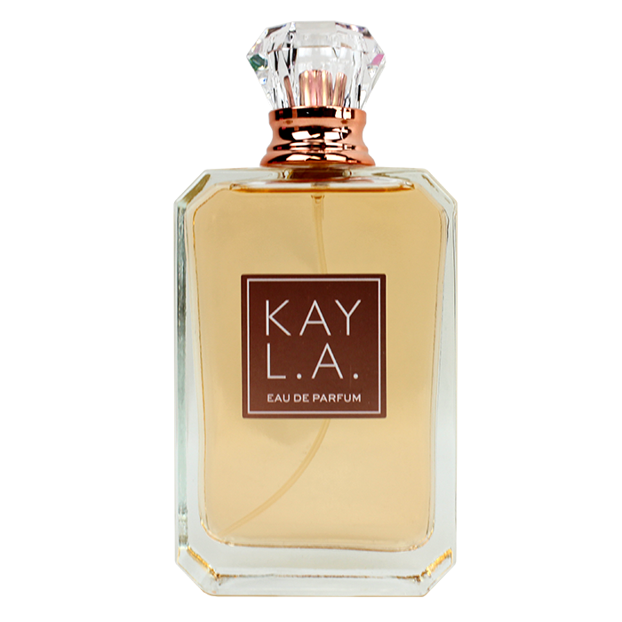 Immerse yourself in the inviting scent of 'UScents' Kay L.A. Eau de Parfum, featuring delightful notes of vanilla orchid, warm brown sugar, and delicate jasmine. This luxurious fragrance will envelop you in a comforting and welcoming aura, making every moment memorable.