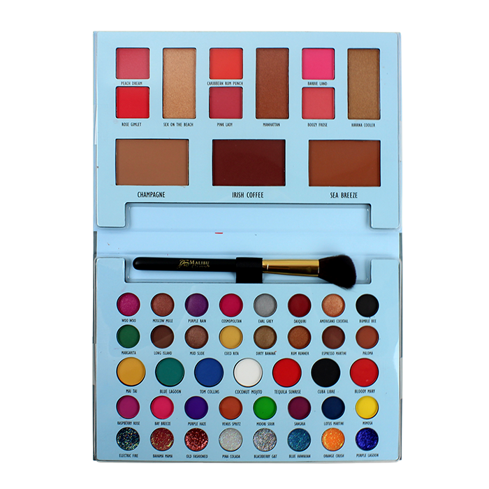 Get ready to enhance your individuality with the vibrant and versatile "Rich" Aloha Beach 51 Color Makeup Palette. Let your unique creativity shine through as you elevate your makeup routine with these stunning and expressive shades.