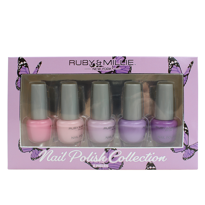 Calling all nail enthusiasts who enjoy pampering themselves at home! If you want to expand your nail polish collection with stunning colors, consider picking up the "Metro" 5-piece Nail Polish Set. This set offers a delightful array of cute and vibrant colors that will take your DIY manicures to the next level.