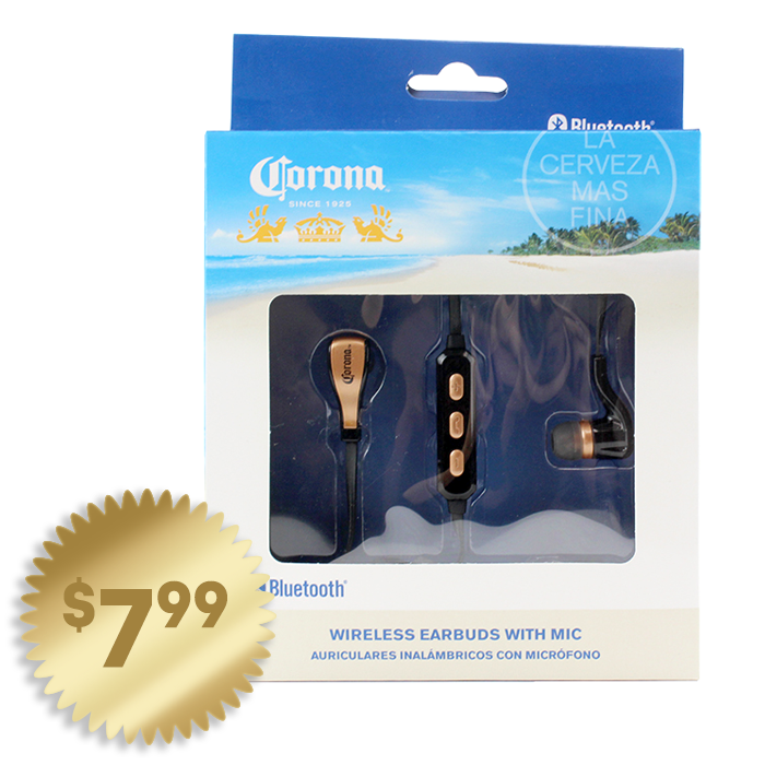 Wired Corona Branded Ear Buds