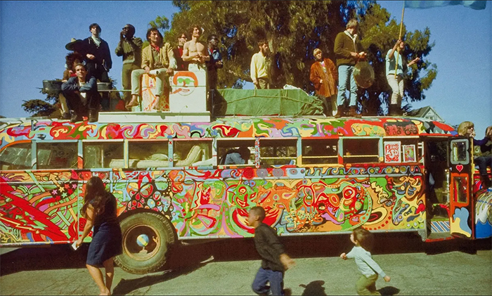 The Merry Band of Pranksters and their psychedelic bus