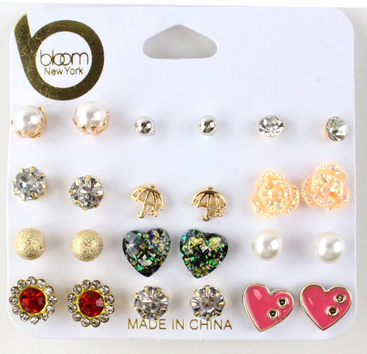 Accessories in cute, pretty, and slightly quirky jewels using our "JCJ" 12-Pack Assorted Earrings.