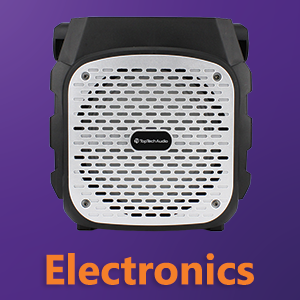 Shop electronics: earbuds, headphones, phone accessories, bluetooth speakers