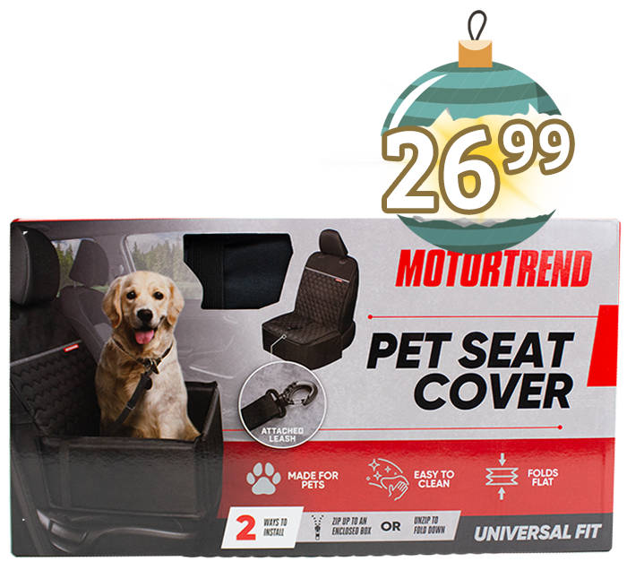 Motortrend Pet Seat Cover $26.99