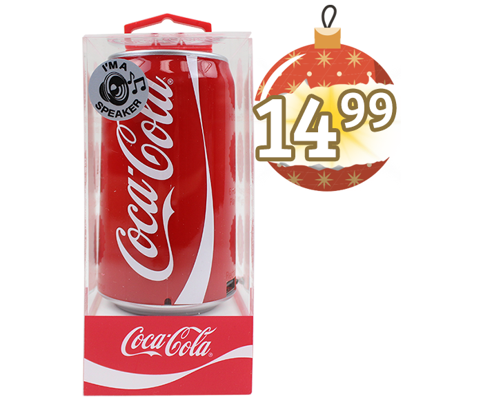 "MS" Coca-Cola Wireless Bluetooth Can Speakers $14.99