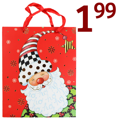 Santa Claus sweater gift bag $1.99