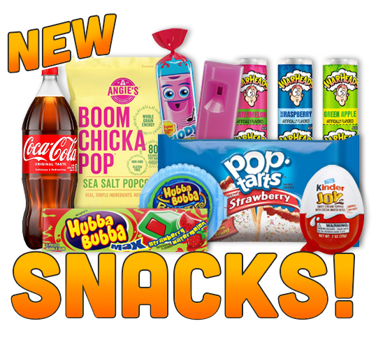 New Snacks - chips, drinks, candy