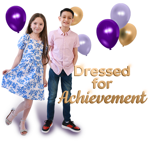 Dressed for Achievement! Browse Kids