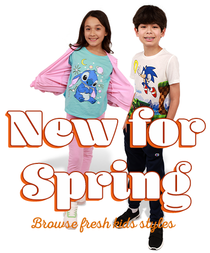New for Spring! Browse fresh kid's styles