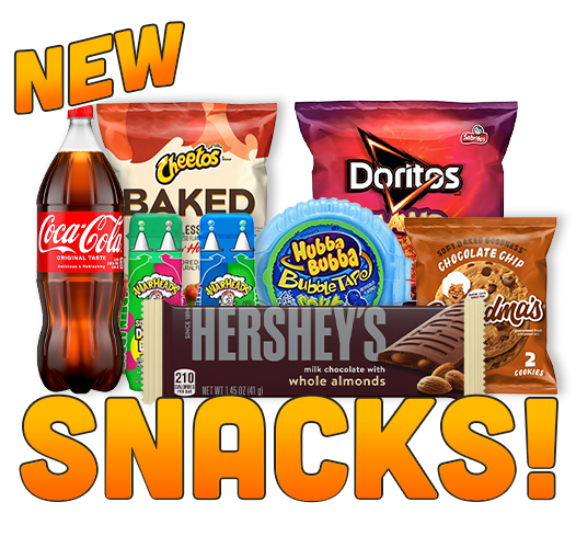 New Snacks - chips, drinks, candy