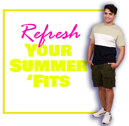 Refresh your Summer 'Fits! Shop Men's styles
