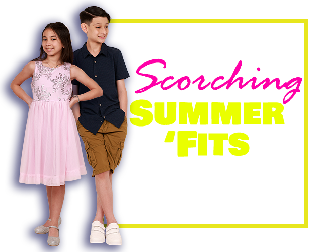Scorching Summer 'Fits! Browse fresh kid's styles