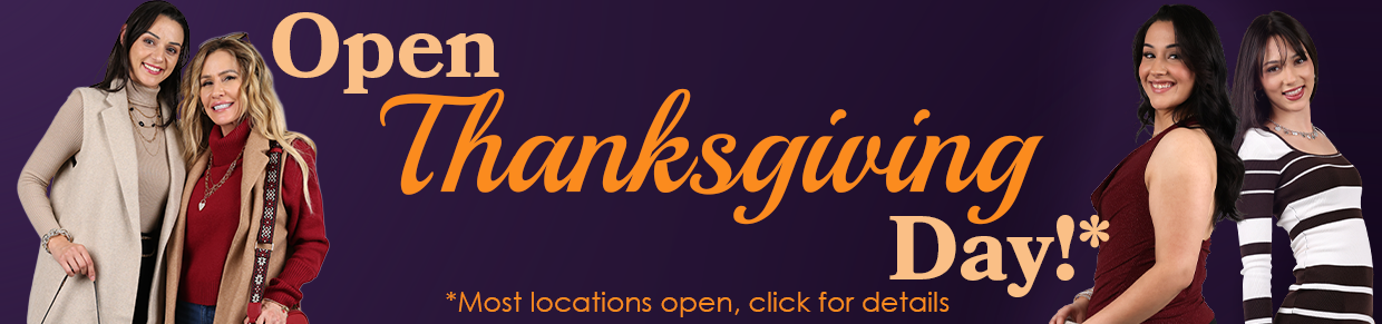Open Thanksgiving Day! Some mall stores closed: Click for details