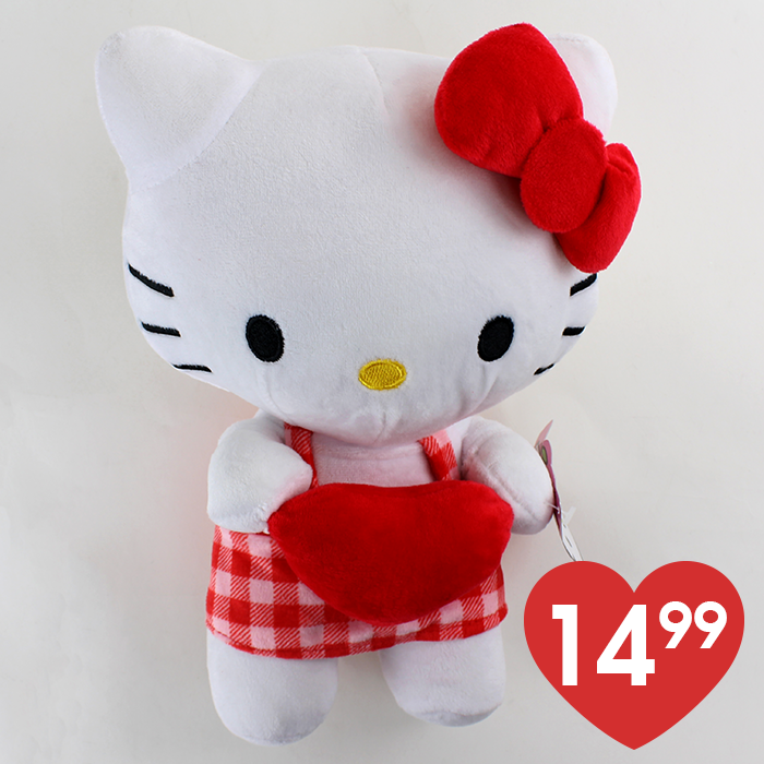 Hello Kitty Valentine's Day Plushy Plaid Dress
