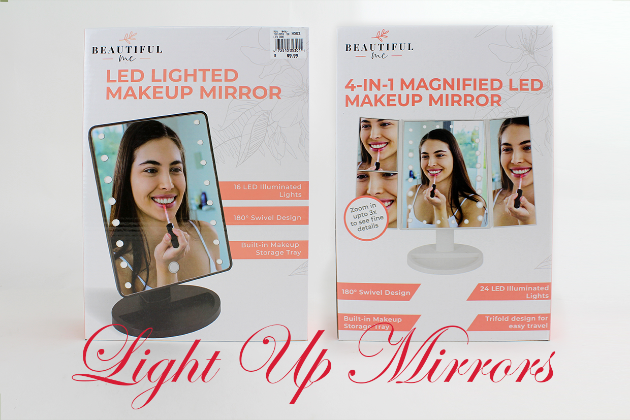 Light Up Cosmetics mirrors for Valentine's Day!