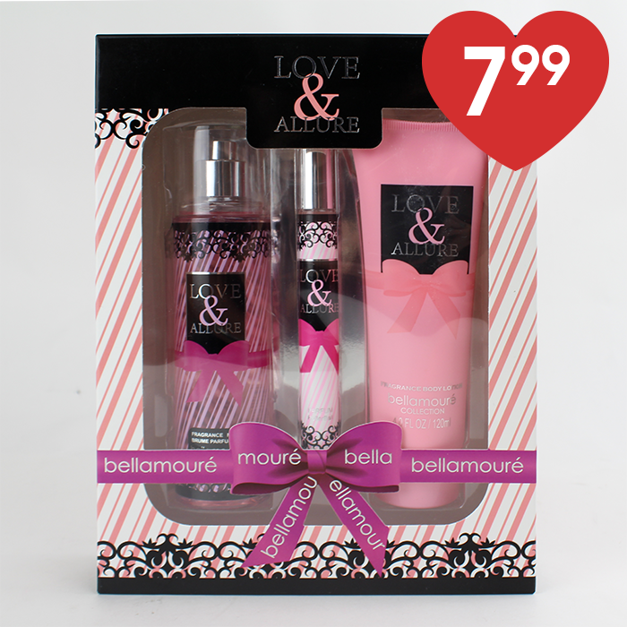 "Bellamour" Love & Allure 3-Piece Fragrance Gift Set