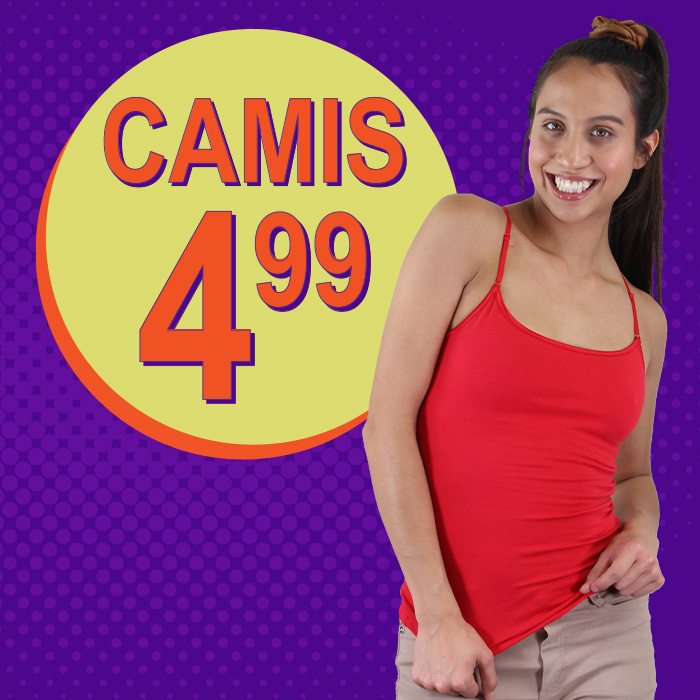 Camisoles $4.99