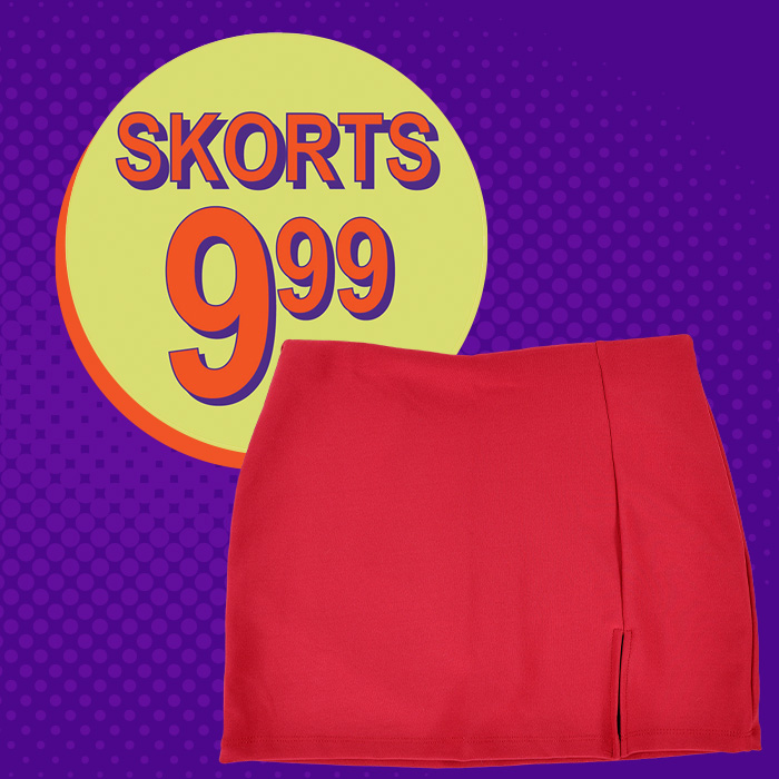 Skorts $9.99