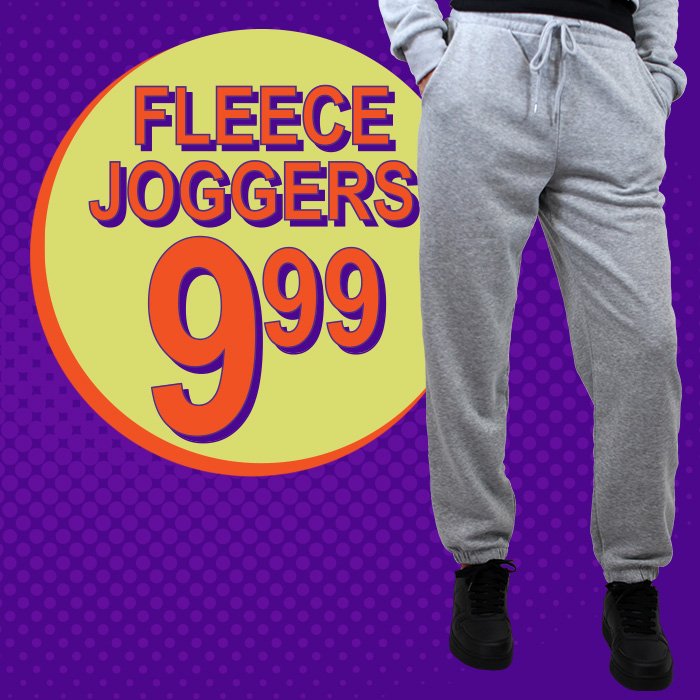 Fleece joggers $9.99