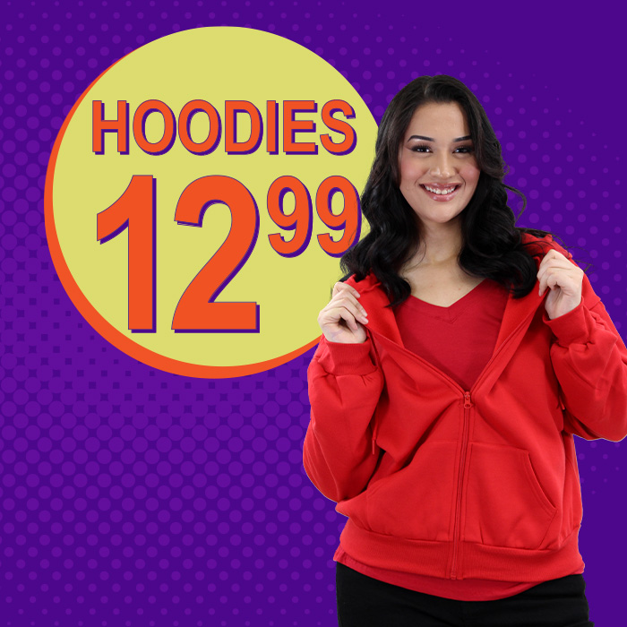 Extended Sizes Hoodies $12.99